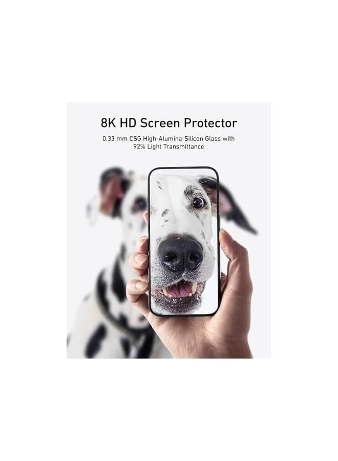 PROMASS Privacy Screen Protector for iPhone 15 Pro, Tempered Glass and Anti Spy Protector, Bubble & Dust-Free Glass, Durable & Drop-Proof with 9H Hardness, Easy Installation, iPhone 15 Pro - Image 5