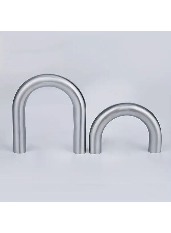 1.5mm Wall 1 Inch OD 180 Degree U Bend Stainless Steel Exhaust Pipe Polished Finish - Image 2