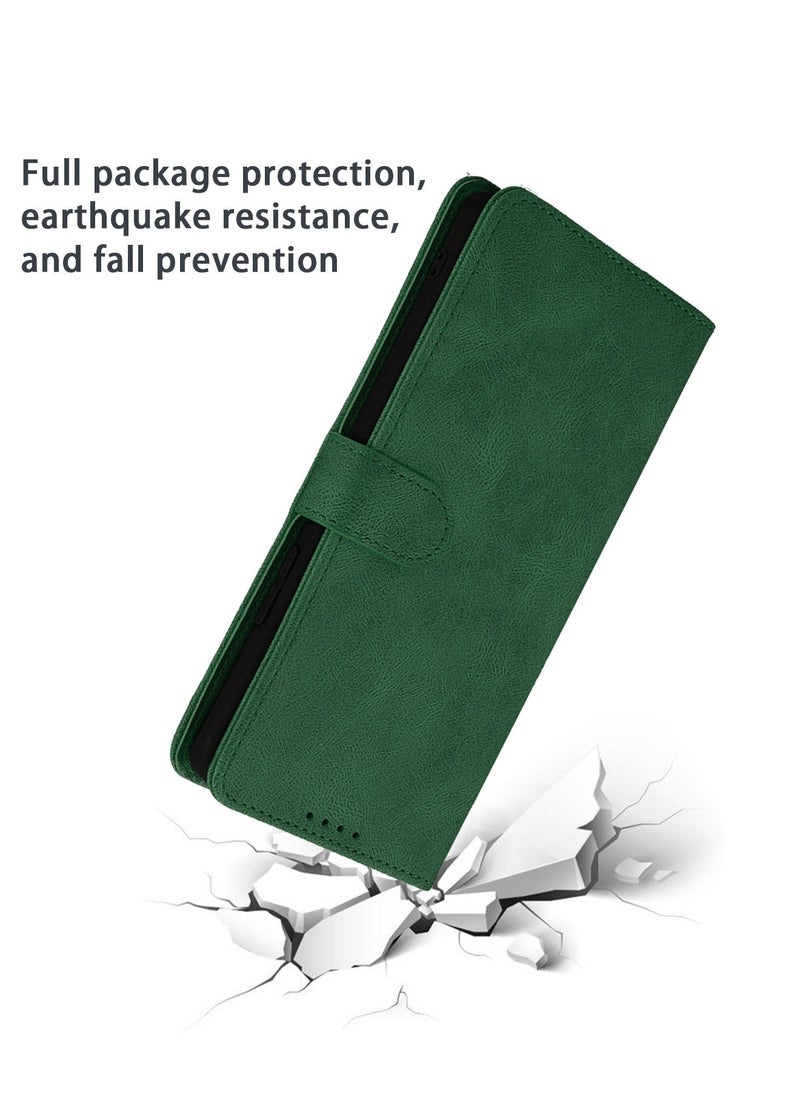 TEAM LUXURY - Tecno Spark 10 Pro Case Cover Soft Quality Leather Flip Folio Wallet with Card Slots Holder Stand Back Cover Drop-Proof Shock-Proof Protective Cell Phone Back Accessories Protection - Image 1