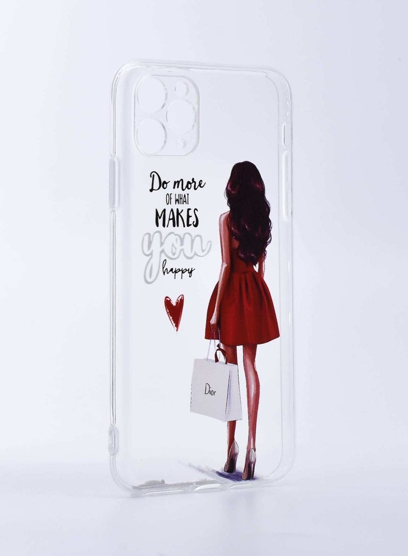 Girl Back View Pattern iPhone Case  - Image 2