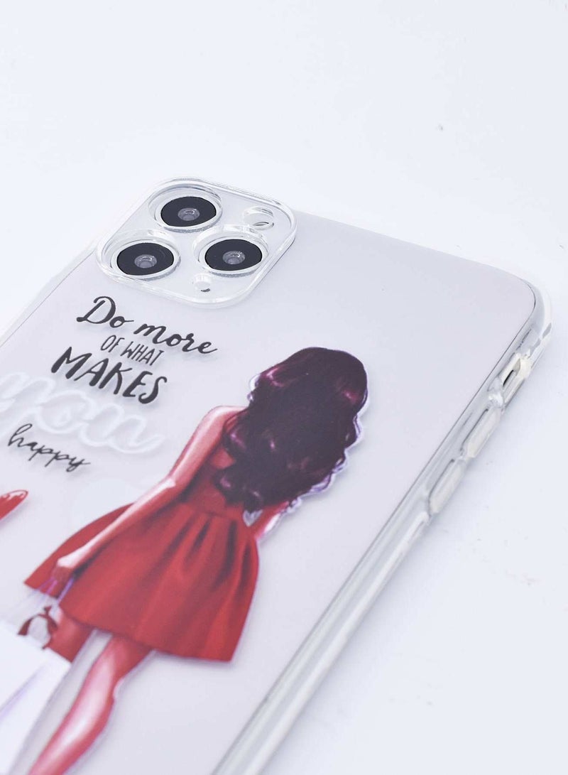 Girl Back View Pattern iPhone Case  - Image 4