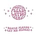 giteo bedding Bestie Please Let Me Merge Bumper Sticker Funny Car Stickers for Women Self Adhesive Car Stickers 2 Sizes for Bumper Truck Motorcycles Bicycles Car Window Decals Pink - Image 2