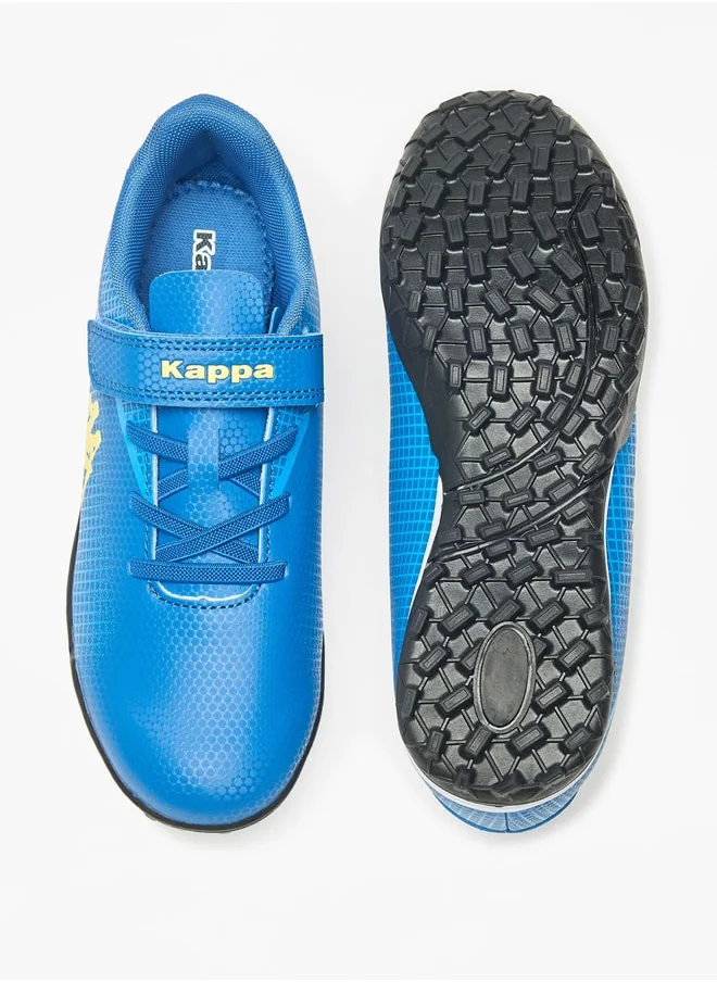 كابا Boys' Printed Lace Detail Walking Shoes with Hook and Loop Closure
