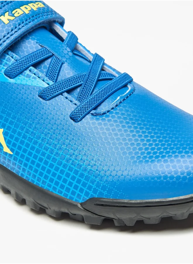 كابا Boys' Printed Lace Detail Walking Shoes with Hook and Loop Closure