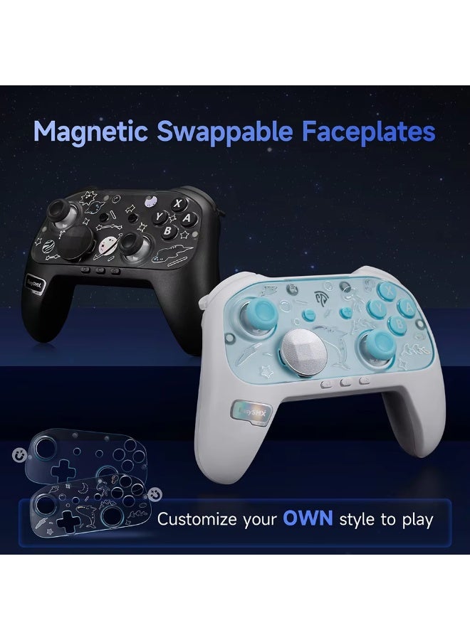 EasySMX S10 Wireless Gamepad TMR Joystick RGB Controller Compatible with Switch 1/2/PC/Phone/TV/Steam, Wake Up, For Pokemon - Image 2