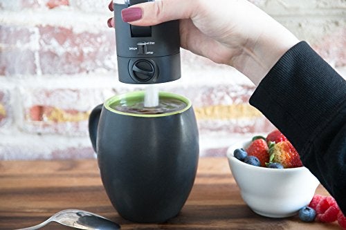 KitchenArt Fox Run KitchenArt Automeasure Adjustable Sugar Dispenser/Shaker, Black - Image 4