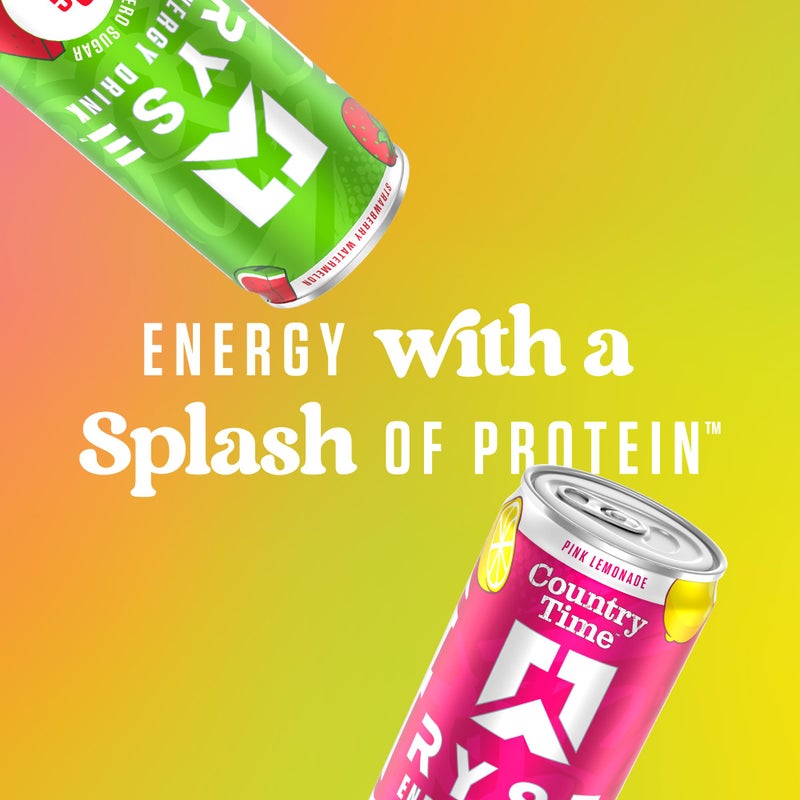 RYSE Up Supplements RYSE Functional Energy Drink - 5 Flavors Variety Pack - 150mg Natural Caffeine, 8g Whey Protein & 1g Prebiotics - Sugar Free, Gut-Friendly, Bloat-Free - 12 fl oz Cans (12-Pack) - Image 4
