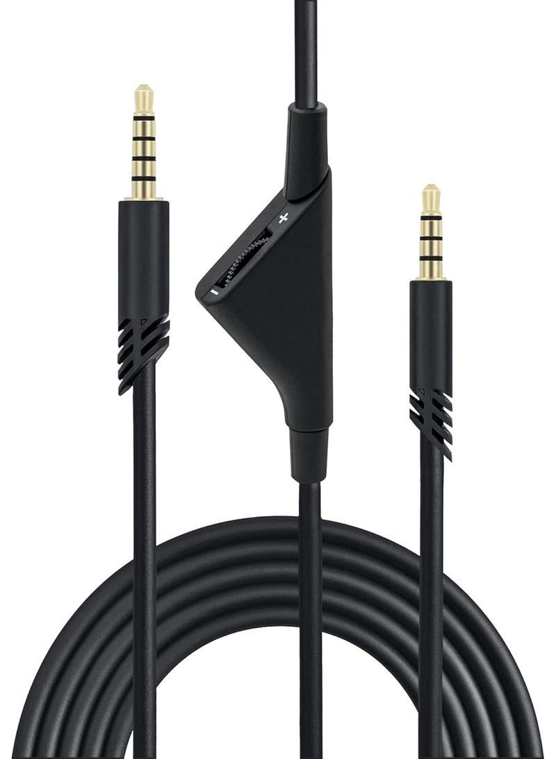 انسجام سلك كابل صوت AUX بديل مع التحكم في مستوى الصوت لسماعة الألعاب Astro A10/A30/A40 PS5/PS4/Xbox One/Xbox Series S/X/PC/الهاتف الذكي عبر مقبس 3.5 مم - 2 متر - Image 1