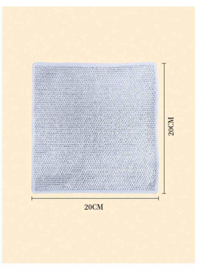 Generic 5 Pieces Of Kitchen Towels made of drawn and polished iron in the form of fine threads for deep cleaning and softness on the hands  - Image 5