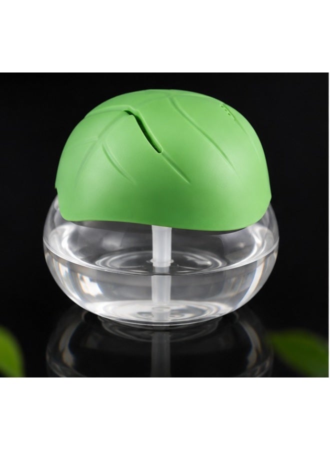 Water-Based Air Purifier & Humidifier, Leaf-Shaped Globe, Green - Image 2