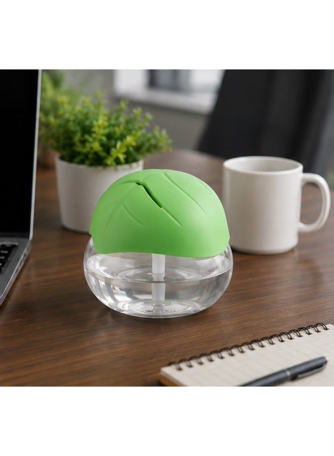 Water-Based Air Purifier & Humidifier, Leaf-Shaped Globe, Green - Image 5
