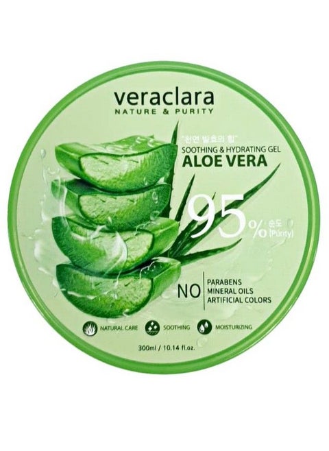 Anew Soothing Moisture Aloe Vera Gel 95 Percent(Purity) Korean Cosmetics 10.14 Fluid Ounce (1) (1)