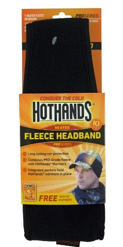HotHands Heatmax Heated Fleece Headband (Black) - Image 4