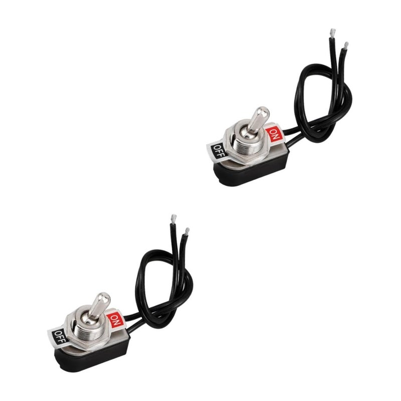2Pcs 12V Car Toggle Switch Wire Kit For Automotive Boat And SUV Use - Image 2