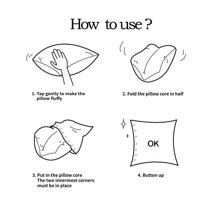 Simple&Opulence 100% Washed Linen Euro Sham Cover, 26 x 26 Inch, Decorative Bed Pillow Cover with Coconut Button, Solid Color Pillow Shams Set of 2 (Natural Linen) - Image 4