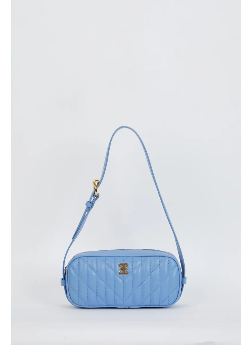 بيير كاردان Blue Shoulder Bag 05PO24Y1865-LSA M