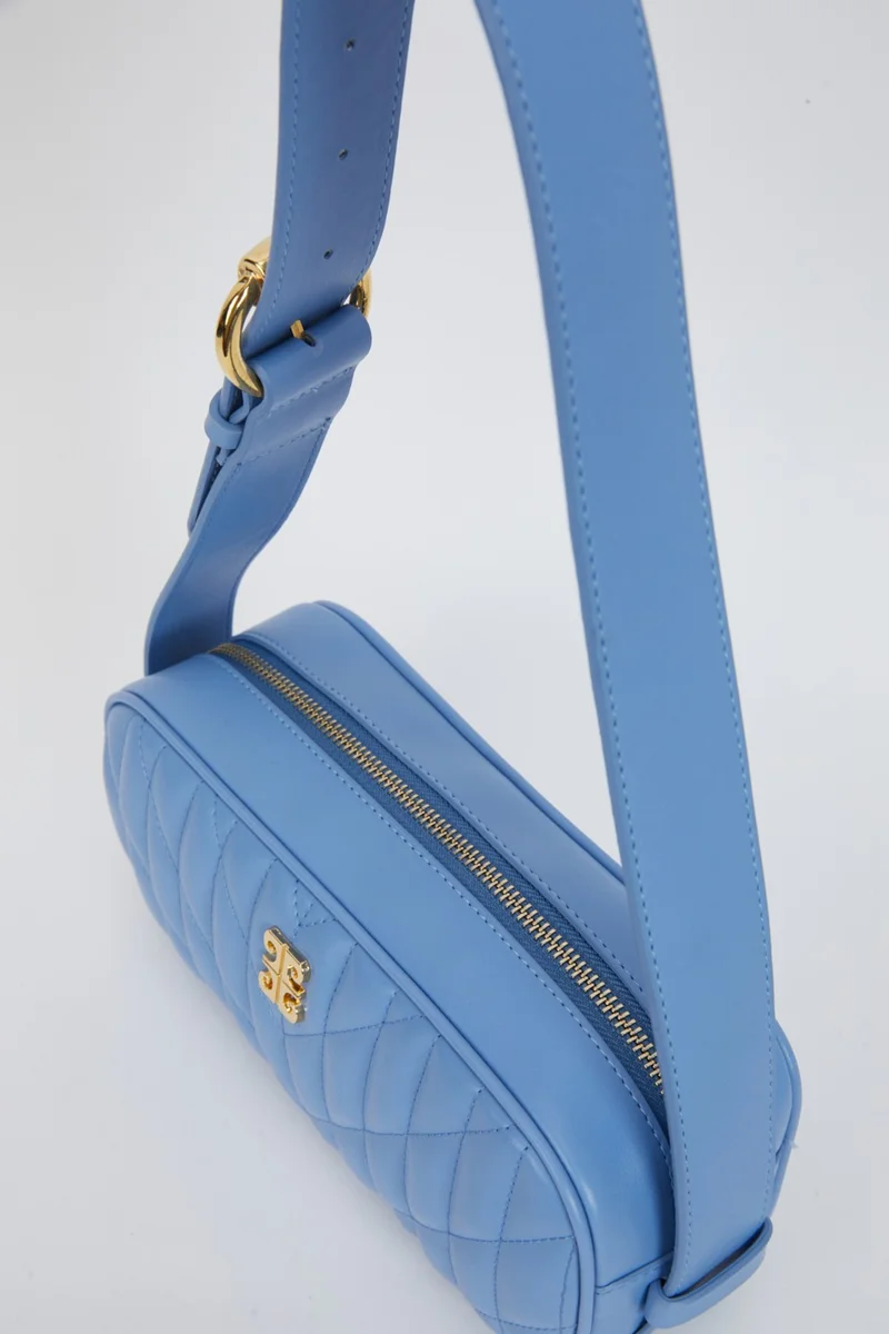 بيير كاردان Blue Shoulder Bag 05PO24Y1865-LSA M