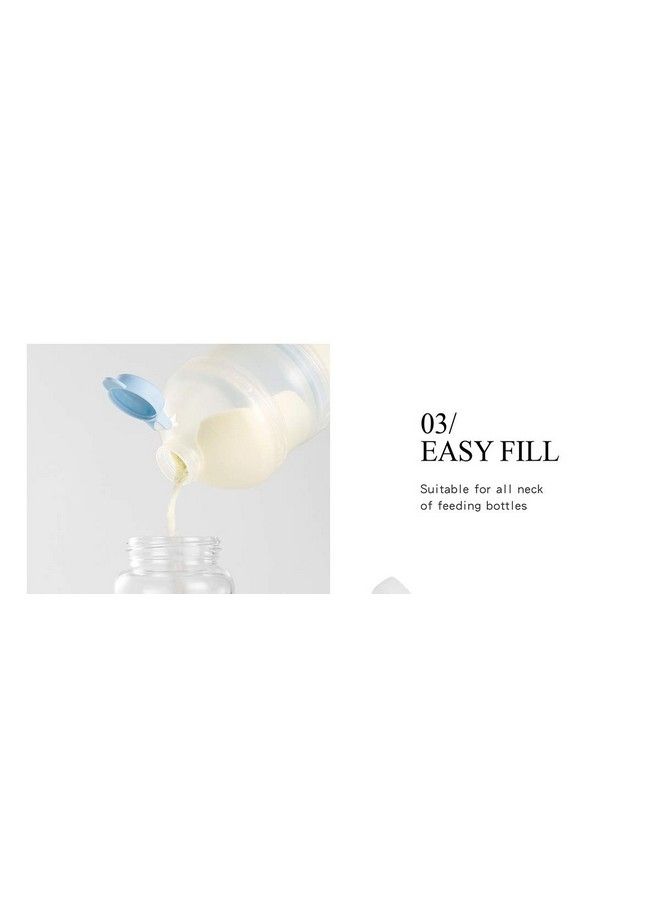 Simba Twist Lock Stackable Milk Powder Formula Dispenser And Snack Storage Containers Pink (Bpa Free) - Image 4