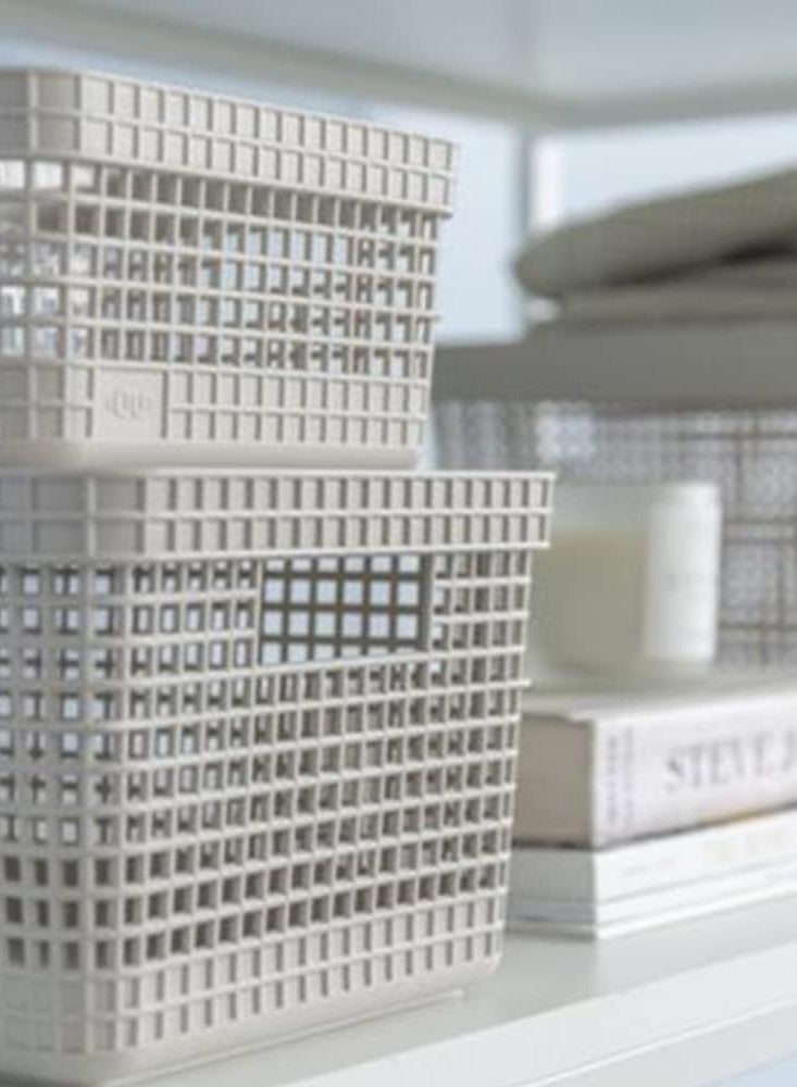 Raxoom Grid Basket, 2.5 Liter Capacity, Beige - Image 4