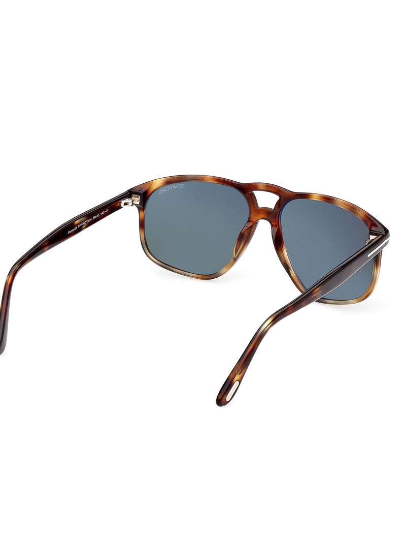 TOM FORD نظارة شمسية نافيجيتور للرجال بحماية من الأشعة فوق البنفسجية - FT100056N58 - مقاس العدسة: 58 ملم - Image 5