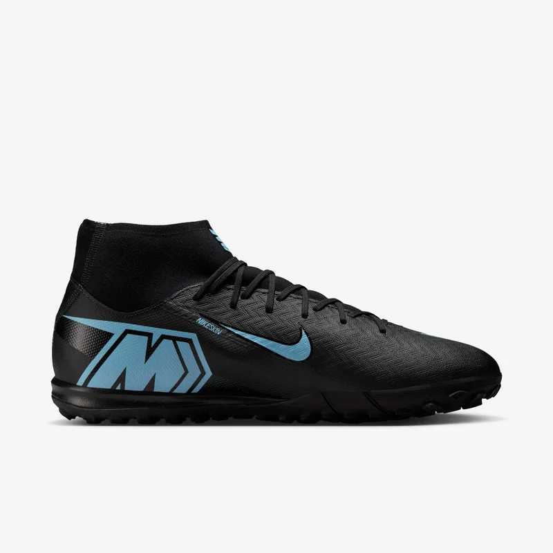 Nike Black Men's Mercurial Superfly 10 Academy Turf Ground Football Shoes for Men | Best Price UAE