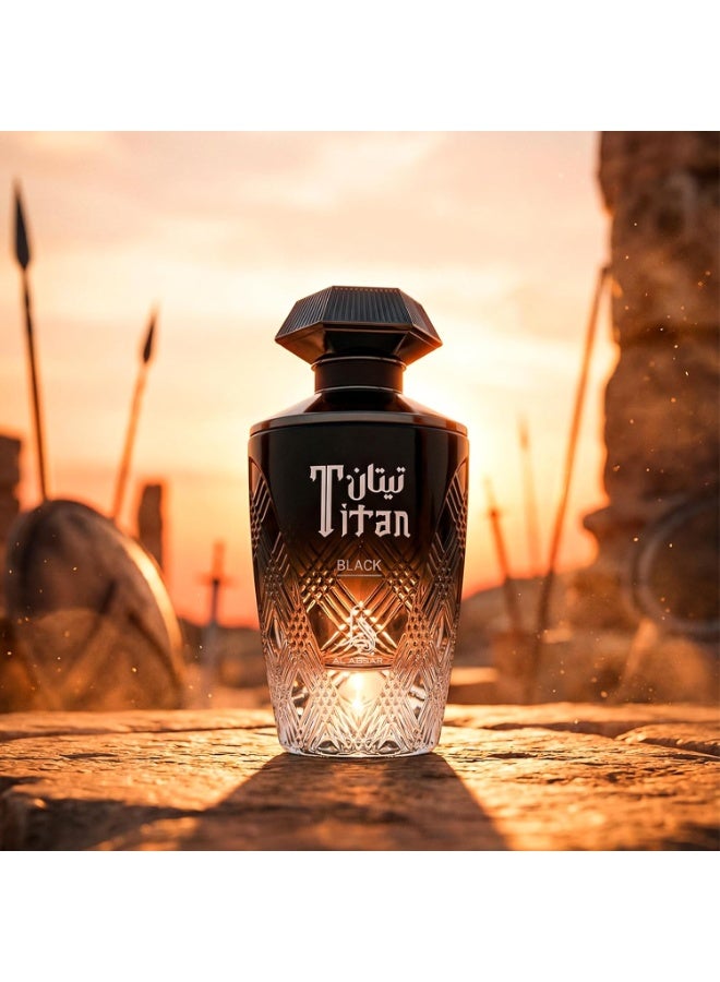 Al Absar Titan Black Intense Luxury Eau De Parfum 100ML for Men - Image 3
