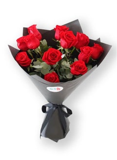 12 Red Roses - Fresh Flower