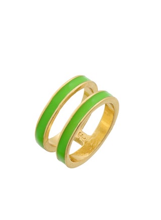 Tribal Enamel Double Ring Acid Green - pzsku/ZC2854A3268C8359B705FZ/45/_/1662725365/26264f49-cba8-4df3-b256-8a8a162ea74c