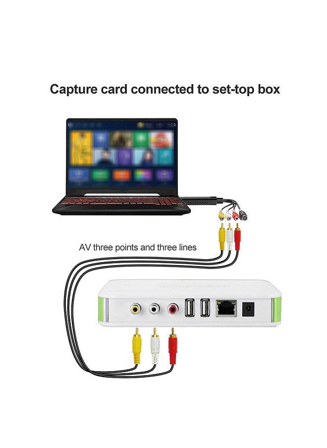 Generic - VHS to Digital Converter USB 2.0 Video Converter Audio Capture Card VHS Box VHS VCR TV to Digital Converter Support Win 7/8/10 - Image 1