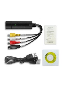 VHS to Digital Converter USB 2.0 Video Converter Audio Capture Card VHS Box VHS VCR TV to Digital Converter Support Win 7/8/10