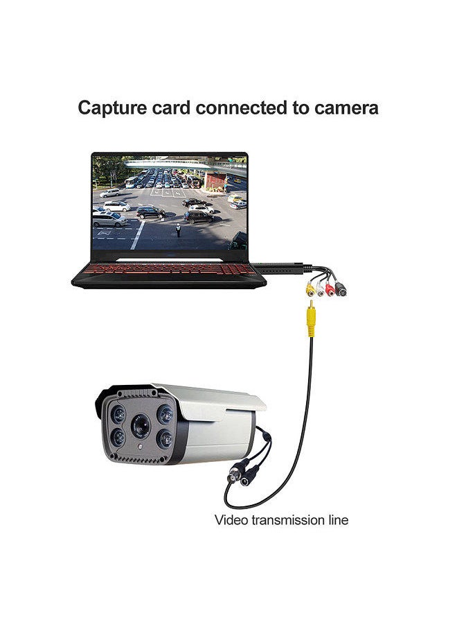 Generic - VHS to Digital Converter USB 2.0 Video Converter Audio Capture Card VHS Box VHS VCR TV to Digital Converter Support Win 7/8/10 - Image 1
