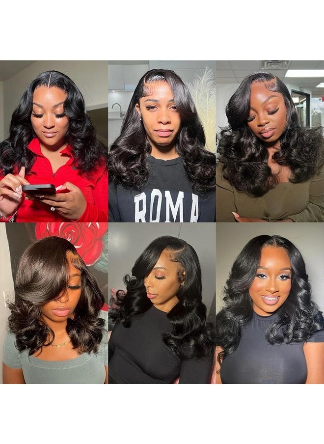 Beauhair 4X4 Body Wave Lace Front Wigs Human Hair Pre Plucked With Baby Hair 150% Density 16 Inch Human Hair Wigs Brazilian Virgin Frontal 4X4 Glueless Hd Lace Closure Wig Human Hair For Black Women  - Image 2