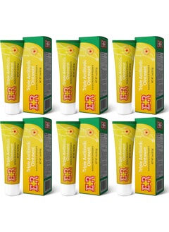 Ever Ready First Aid Ever Ready First Aid Triple Antibiotic Ointment 1.0 oz, First Aid Ointment for Minor Scratches, Cuts, Burns, Wounds - 6 Packs 