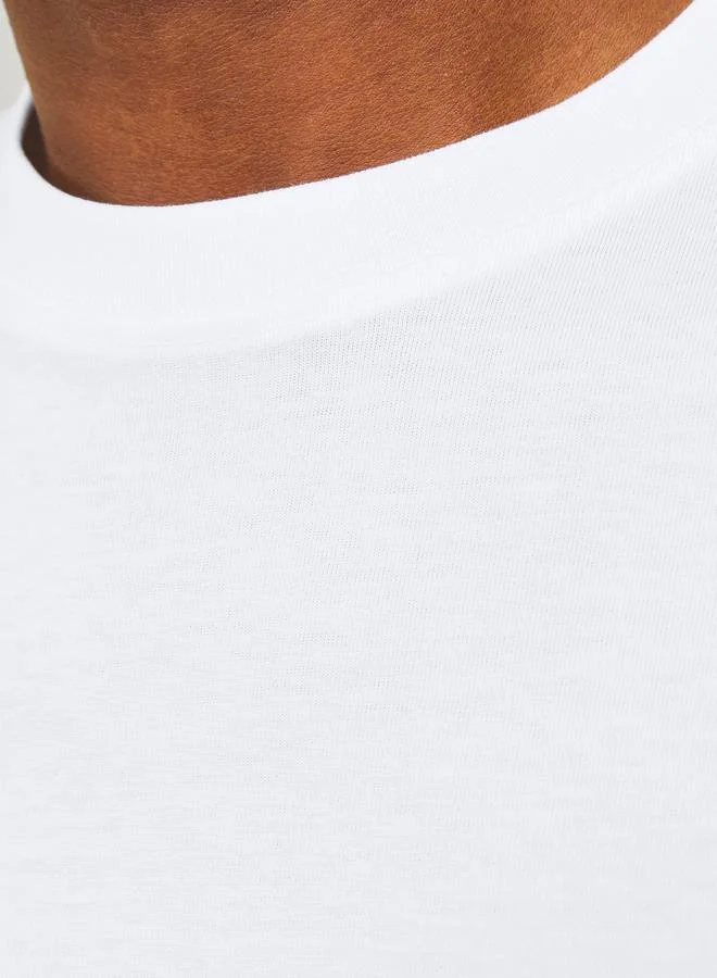JACK & JONES Jack & Jones Solid Crew Neck Oversized T-Shirt