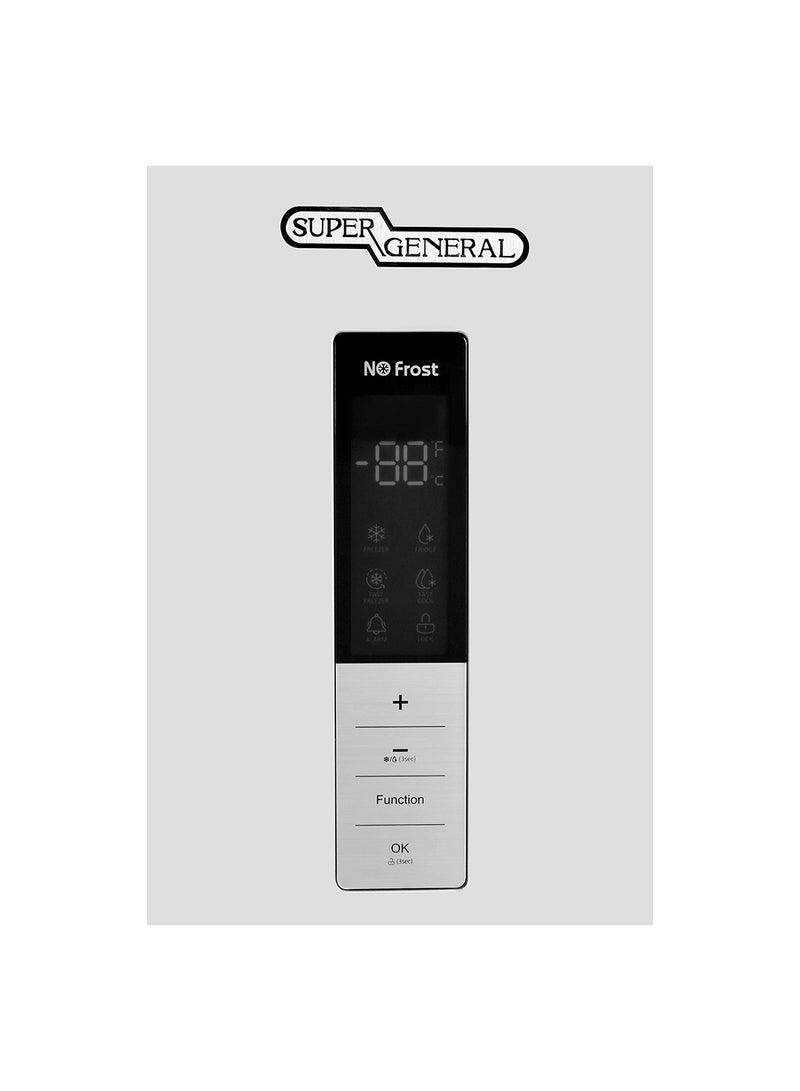 SUPER GENERAL 400 Liter Upright Freezer Inox Steel With Digital Display Frost Free 7 Drawer 400 L 250 W SGUF441NFDC1 Stainless Steel - Image 5