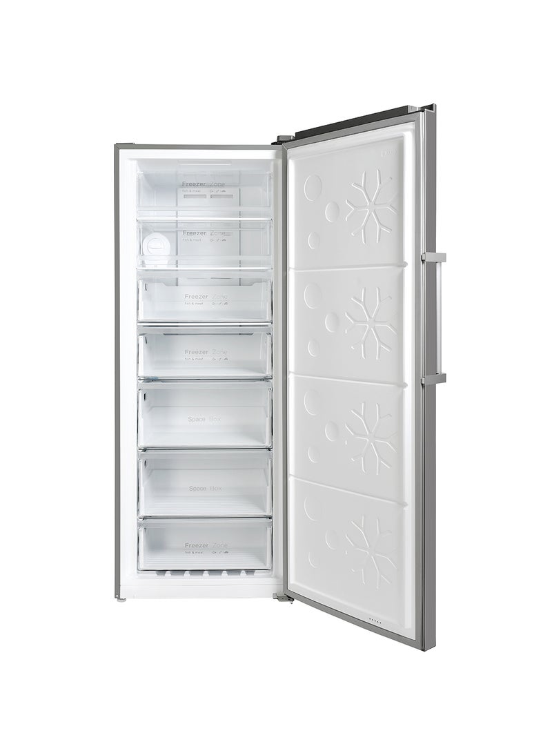 SUPER GENERAL 400 Liter Upright Freezer Inox Steel With Digital Display Frost Free 7 Drawer 400 L 250 W SGUF441NFDC1 Stainless Steel - Image 4
