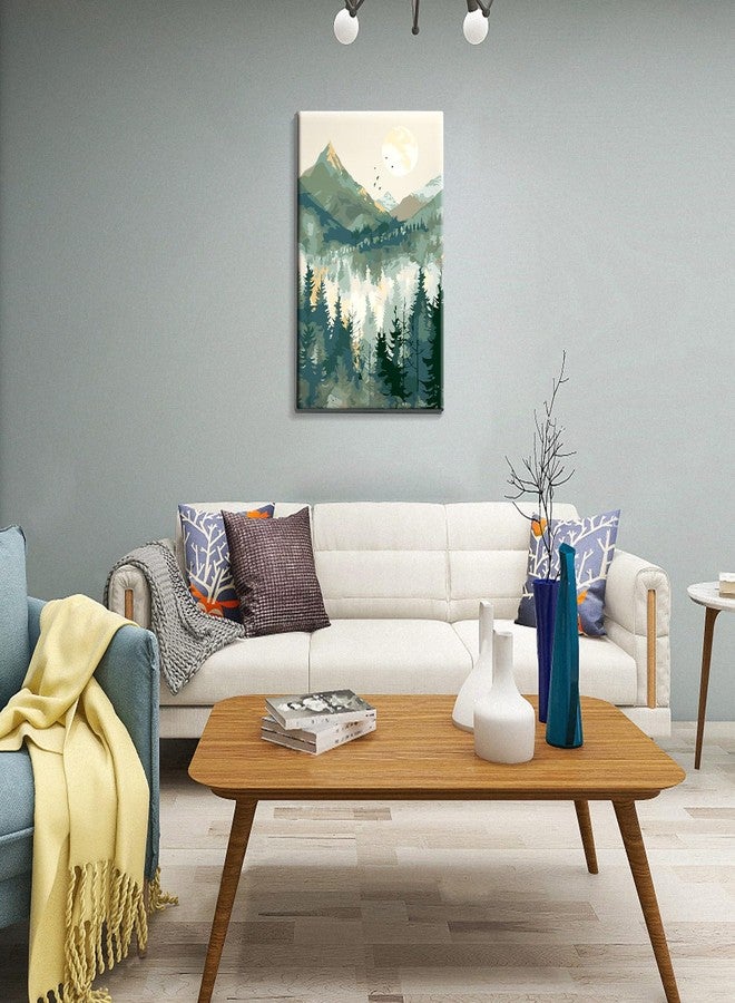 JOOZ Mountain Paint by Number for Adults, Paint by Numbers Kit for Adults with Frame, DIY Montain Landscape Paint by Numbers Kits for Adults on Canvas, Oil Painting Kit for Home Wall Decor 8 x 12 in - Image 5