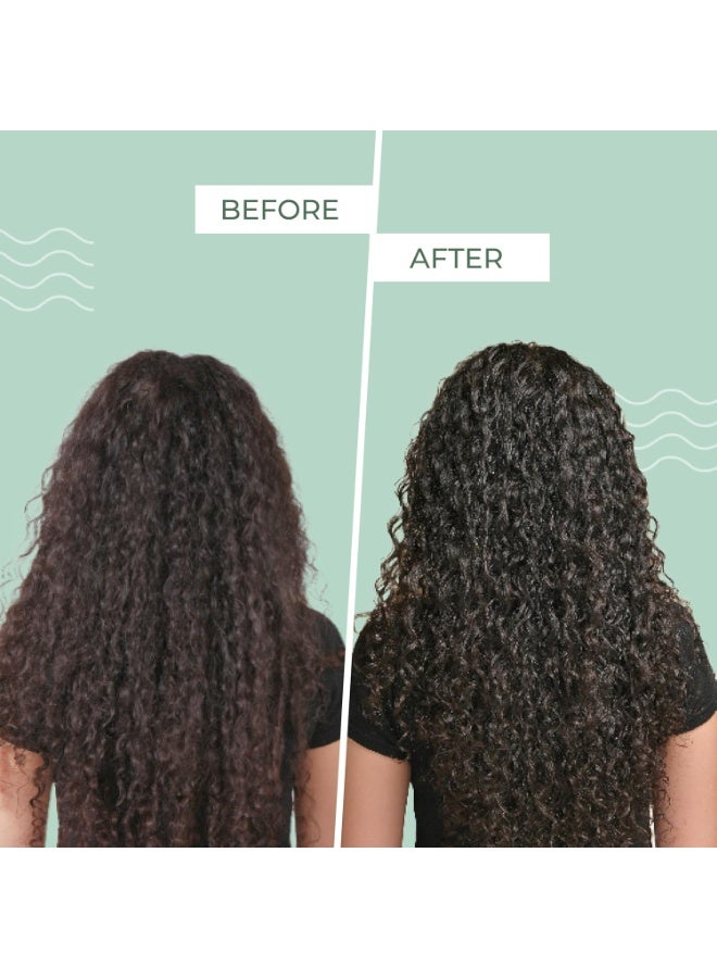 Ashba Botanics Leave-in Conditioner for Frizzy, Wavy & Curly Hair | Hair Cream For Men & Women | Moisturizes, Protects, Nourishes & Adds Shine to Dry & Damaged Hair | Silicone Free (50, millilitre) - Image 5