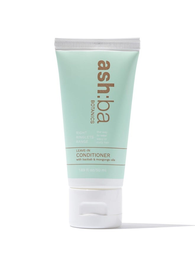 Ashba Botanics Leave-in Conditioner for Frizzy, Wavy & Curly Hair | Hair Cream For Men & Women | Moisturizes, Protects, Nourishes & Adds Shine to Dry & Damaged Hair | Silicone Free (50, millilitre) - Image 1