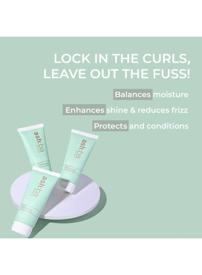 Ashba Botanics Leave-in Conditioner for Frizzy, Wavy & Curly Hair | Hair Cream For Men & Women | Moisturizes, Protects, Nourishes & Adds Shine to Dry & Damaged Hair | Silicone Free (50, millilitre) - Image 2