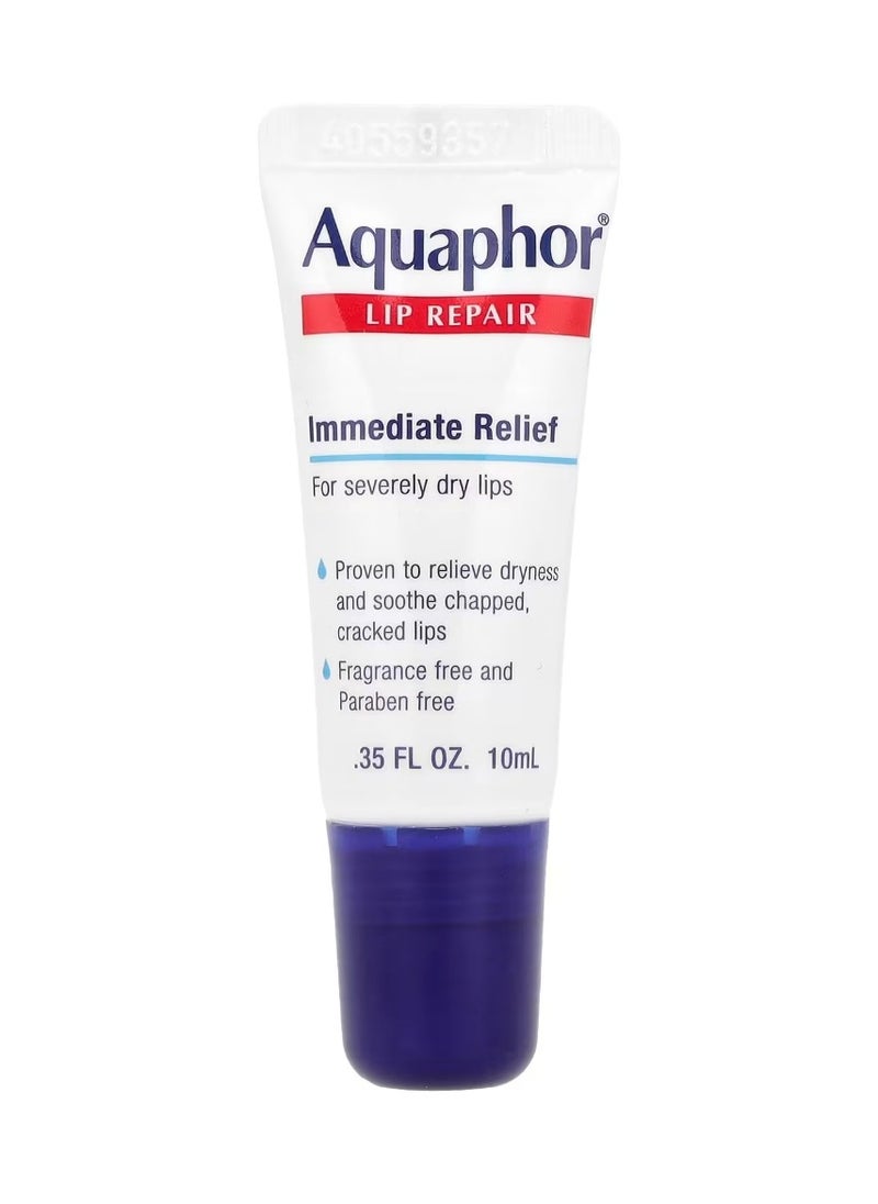 Aquaphor - Lip Repair Immediate Relief Fragrance Free 0.35 fl oz (10 ml) - Image 1