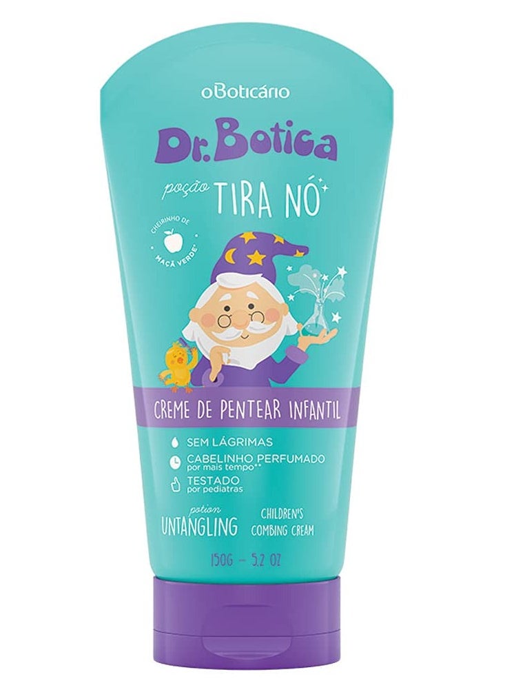 Boticario Boticario - Linha Dr Botica - Creme de Pentear Infantil Pocao Tira No 150 Gr - (Dr Botica Collection - Untying The Knot Potion Combing Cream For Kids 5.2 Fl Oz) 