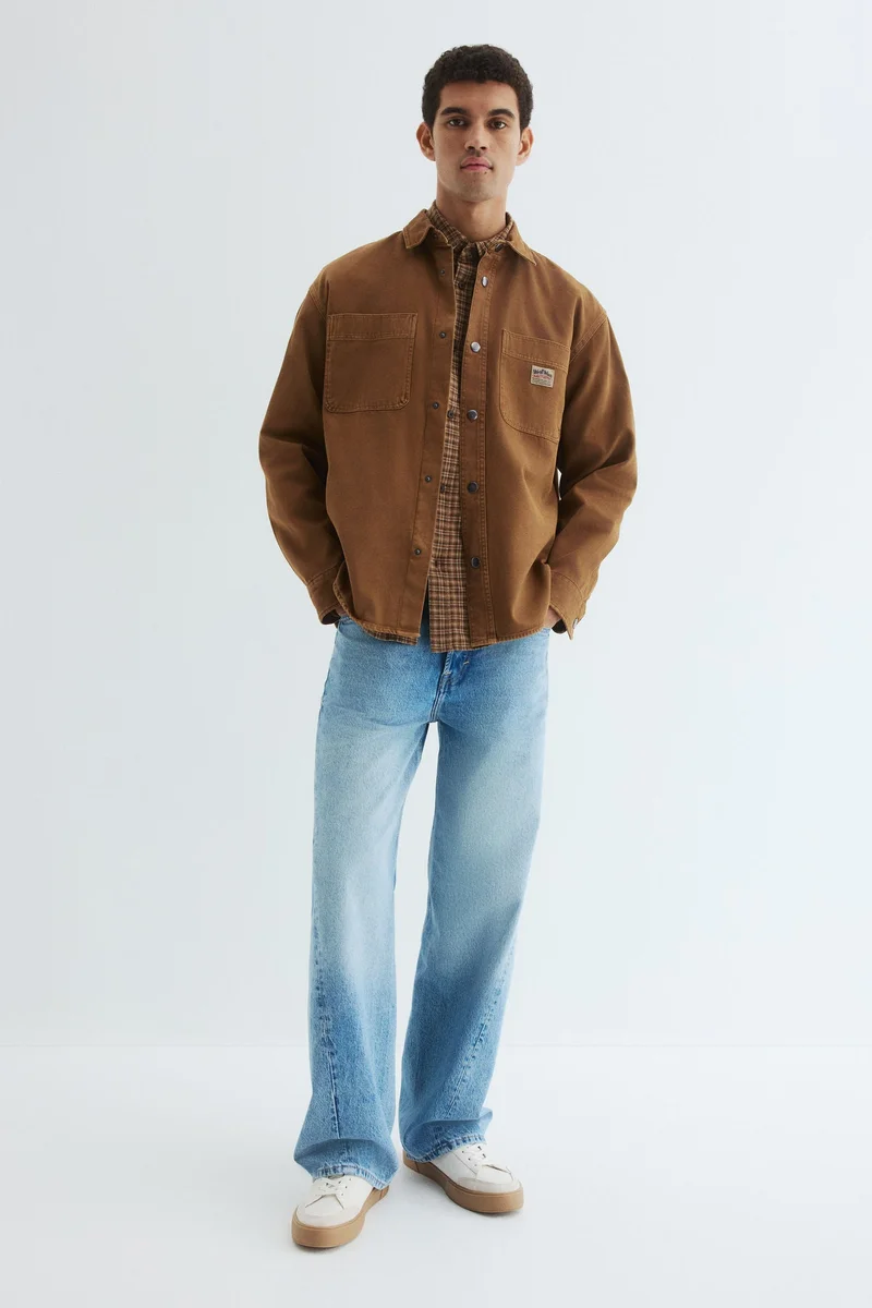 H&M Oversized Fit Canvas overshirt