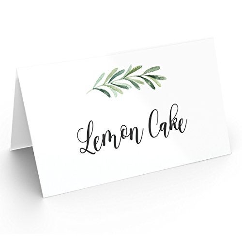 Printed Party Table Place Cards for All Occasions and Events, Set of 25 (Elegant Branch) - Image 4