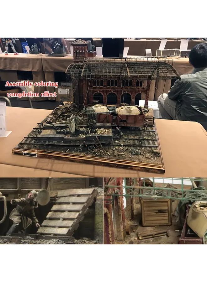 Model GJ3004ABCD 1/35 Scale Wooden Crate Ammo Chest For Diorama - Image 4