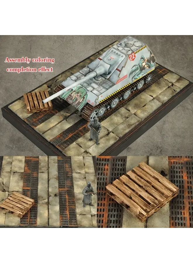 Model GJ3004ABCD 1/35 Scale Wooden Crate Ammo Chest For Diorama - Image 5