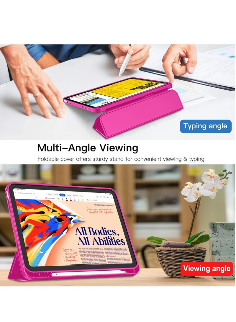 MIGOFAST Compatible with iPad 10th Generation Case 10.9 Inch 2022 with Pencil Holder, Slim Trifold Stand Protective Cover with Soft TPU Back for iPad Case 10th Generation, Auto Sleep Wake - Image 3