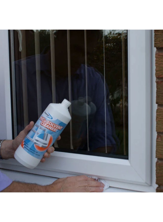 Bond It Bond-It PVCu Heavy Duty Solvent Cleaner 1 L – Fast-Acting Formula Removes Ingrained Dirt from Window & Door Frames, Surrounds, PVCu & UPVC Surfaces – Clear Color - Image 3