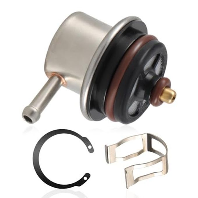 KPALAG Fuel Injection Pressure Regulator with Clip and Snap Ring 3.8BAR Compatible with Buick Lesabre Cadillac Escalade Chevrolet Avalanche Express Silverado GMC Sierra Yukon Replace#: 19236428 - Image 1
