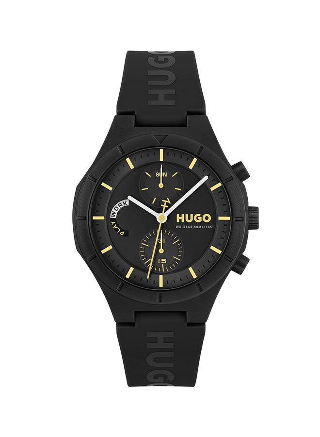 HUGO BOSS HUGO BOSS WATCH ROUND ANALOG MEN'S BLACK CASE WATCH - 1530405 - Image 1